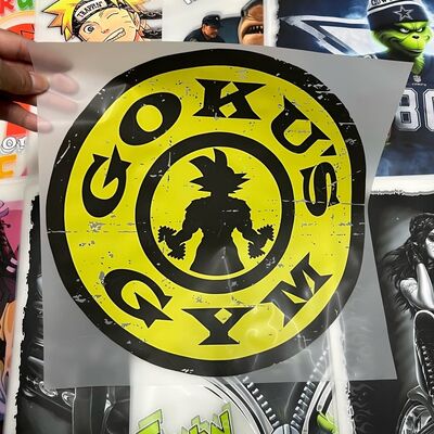 DTF Heat Transfer Vinyl Custom Plastisol Iron On Stickers for T Shirts