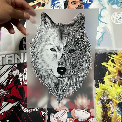 Machine Washable High Stretch Customizable Designs DTF Labels and DTF Heat Transfers