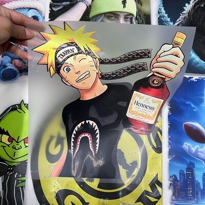 High Quality Custom DTF Labels Factory Wholesale Heat Transfers for Clothing Bags