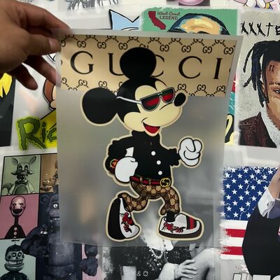 Wholesale Custom DTF Labels DTF Heat Transfers High Quality for Clothing Bags