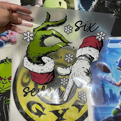 Wholesale Custom High Quality Machine Washable High Stretch DTF Heat Transfers with Customizable Designs