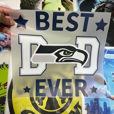 Wholesale Machine Washable High Stretch Customizable DTF Heat Transfers and Labels for Clothing Bags