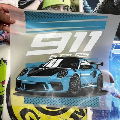 Custom High Quality DTF Transfers and Labels with Machine Washable High Stretch and Customizable Designs