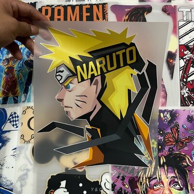 Customizable Designs High Stretch Machine Washable DTF Transfers Heat Transfer Stickers for Clothing and Bags