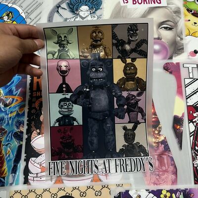 Machine Washable High Stretch Custom DTF Transfers and Heat Transfer Stickers with Customizable Designs