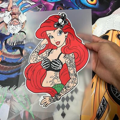 Machine Washable High Stretch Customizable Designs DTF Transfer Heat Transfer Sticker for T-Shirts