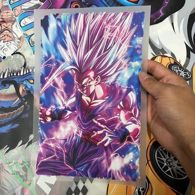 Son Gohan Beast Custom Logo T-shirt Sticker – Plastisol Dtf Ready To Press Heat Transfer Printing Decals, Garment Accessories & Dtf Transfer Stickers