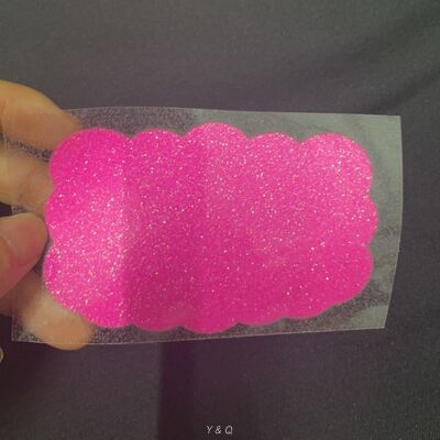 Glitter Vinyl Heat Transfer Logo Customized 