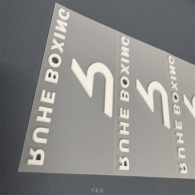 Custom silicone heat transfer /small batch silicone logo/brand logo silicone transfer